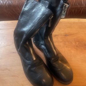 guidi front zip boots 39